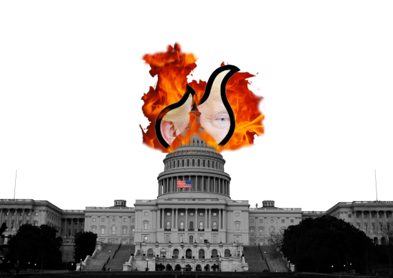 TIMElabs Montage; Trump: © – Michael Vadon; capitol Hill: © - Nate Lee; both CC BY-SA 4.0