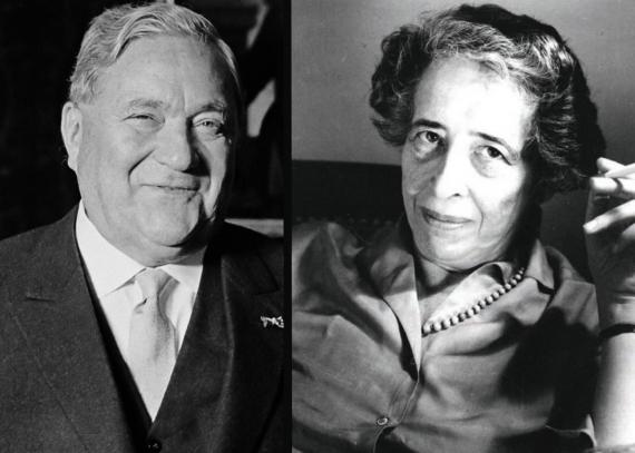 Carlo Schmid und Hannah Arendt
