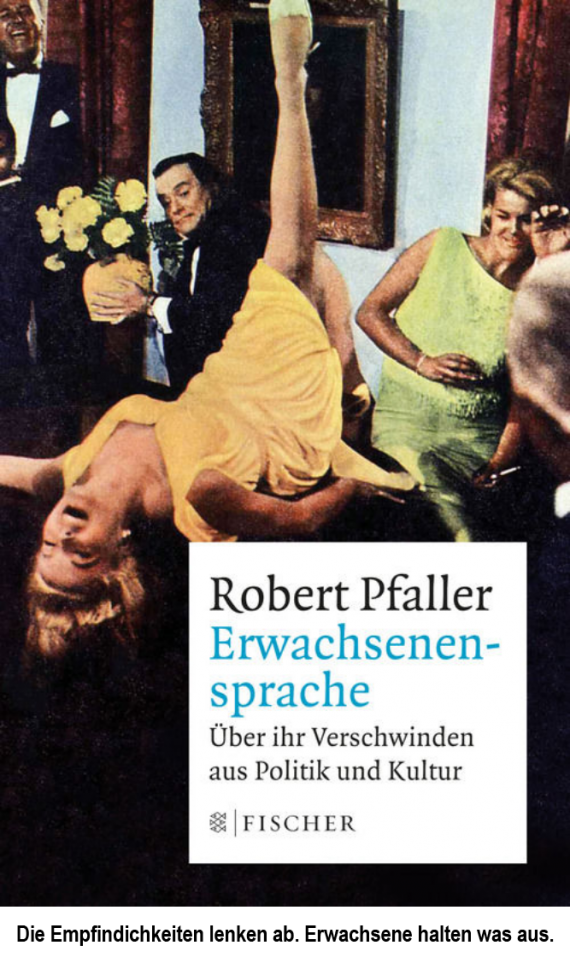 Buchtitel – Robert Pfaller, Erwachsenensprache