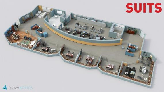 Grafik der Kanzlei in 3d